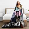Benson Boone Sänger Musik Vintage Tour Wolldecken Lustige Überwurfdecken für Zuhause Hotel Sofa 200x150cm Steppdecke