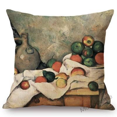 French Impressionism Artist Paul Cezanne Bather Still Life Country Views Oil Painting Sofa Pillow Cover Decorative Cushion Cover