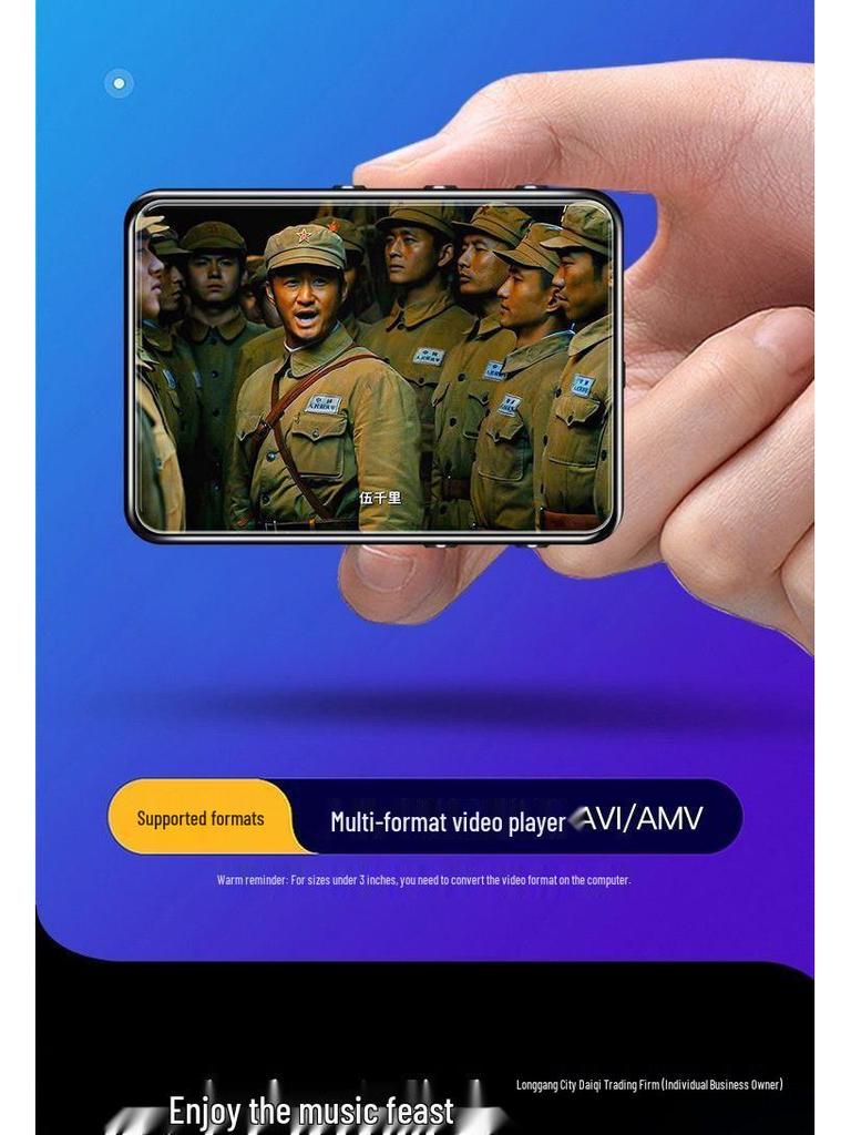 Tragbarer Touchscreen MP4/MP3 Bluetooth Player mit Englisch-Wörterbuch für Studenten