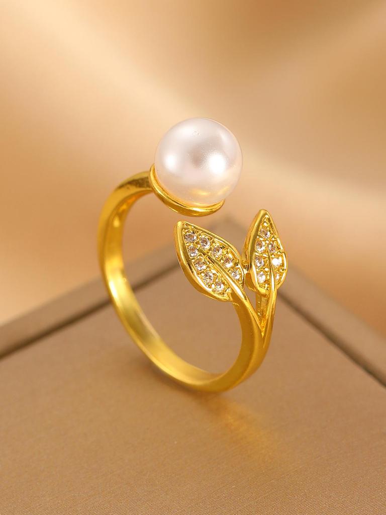 High-End Cross-Border Fashion Bow Ring for Women - European & American Style Open Index Finger Accessory