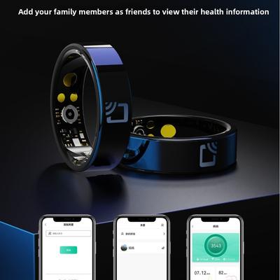 R20 Ceramic Waterproof Smart Ring - Heart Rate/Blood Pressure/Blood Oxygen/Sleep/Sports Monitoring with NFC
