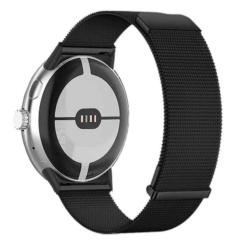 Magnetic Milanese Loop Band for Google Pixel Watch 4 45mm/3 45mm Stainless Steel Adjustable Watch Strap