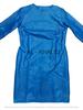 Elegante Pelle di Agnello Slim Fit Abbigliamento alla Moda Donna Blu Vestito in Pelle Morbido Autentico