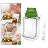 Salad Jar for Meal Prep with Side Opening Lunch Box Outdoor Party Office Green