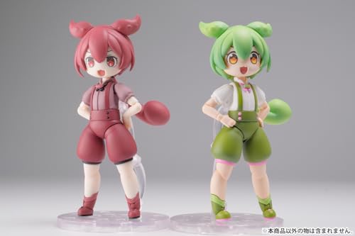 PLUM Plafia Ankomon Mini Figure Set, Approximately 100mm Tall, 1/12 Scale, Pre-Colored Plastic Model Kit, PP225