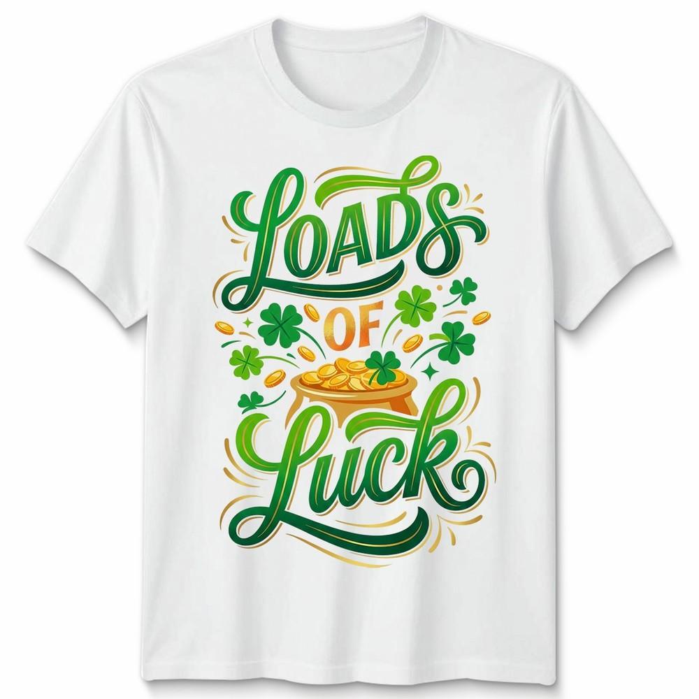 Loads Of Luck St Patricks Day Holidays Unisexs TShirt Unisexs Tee Unisex Tee