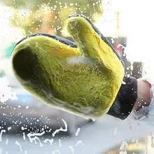 

Car Washing Gloves Double Sided Coral Fleece Thickened Super Absorbent Car Wiping Gloves Cleaning Tools Amagi