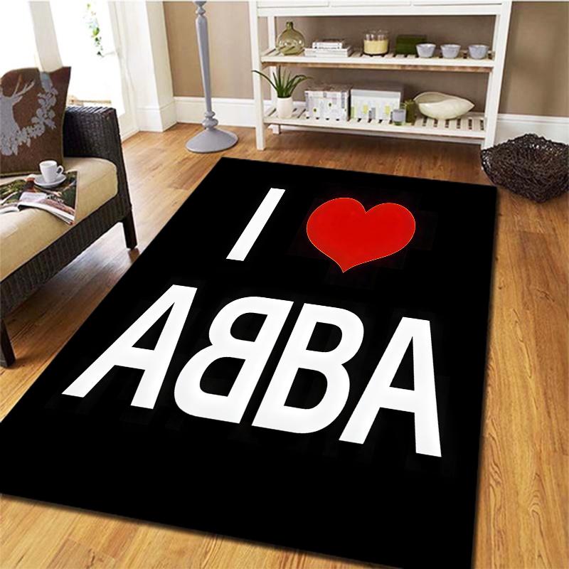 Love Abba Carpet Rug For Living Room Bedroom Home Sofa Decoration Kids Play Nonslip Floor Mat