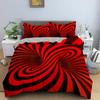 3D Print Psychedelic Digital Bedding Set Soft Comforter Cover With 1/2pcs Pillow Shams For Kids Adults Quilt Cover Microfiber