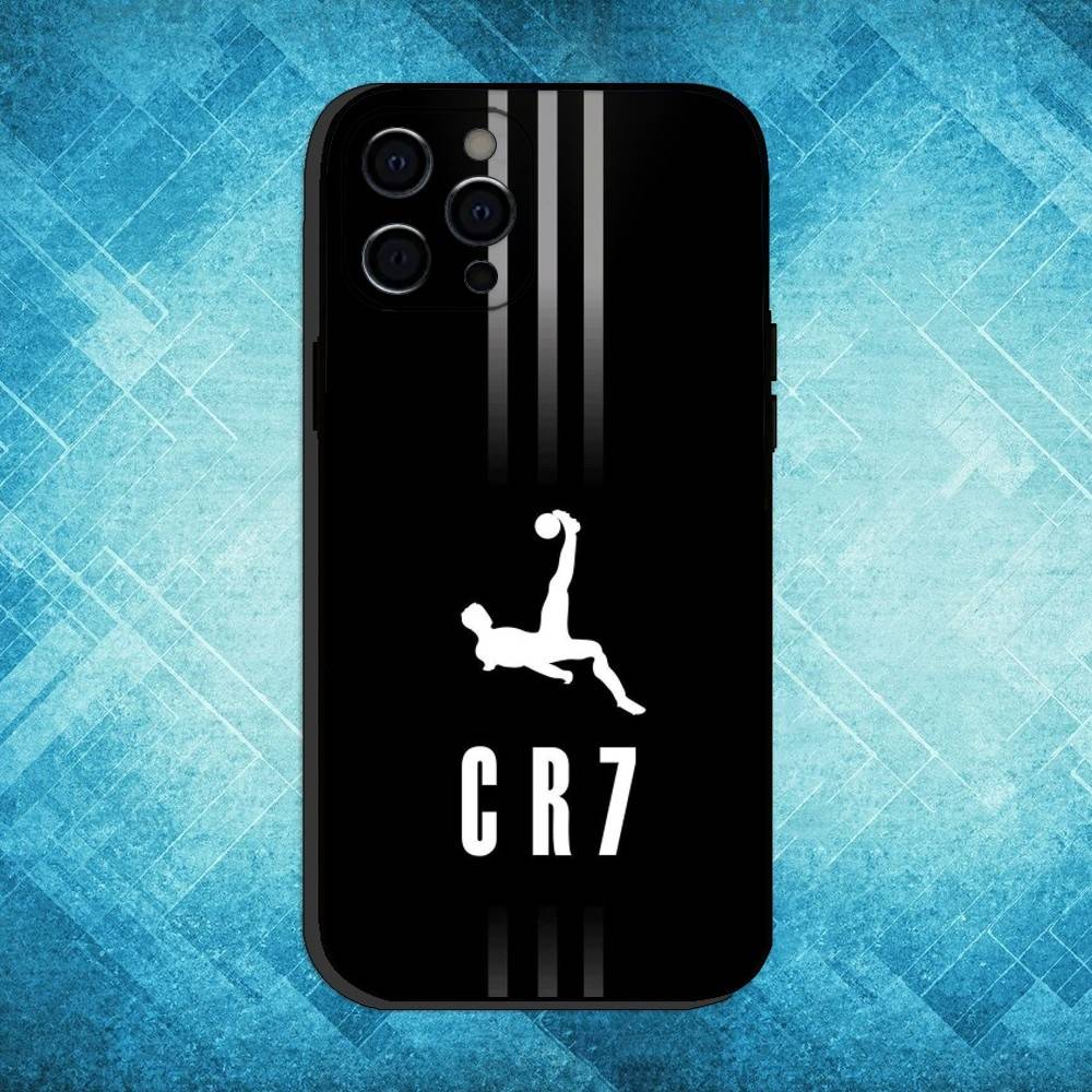 

CR7 C-Cristiano R-Ronaldo Phone Case For iPhone17,16,15,14,13,12,11 Plus,Pro Max Soft Black Cover iPhone17PRO