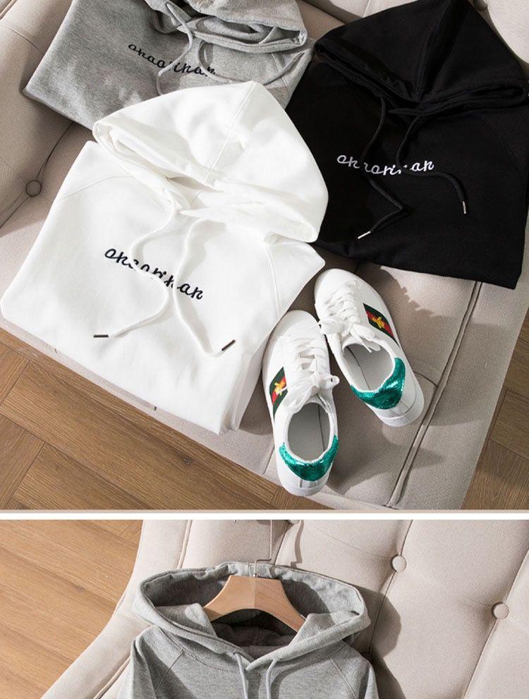 2025 Autumn Women's Trendy Korean Loose Casual Hoodie Sweatshirt