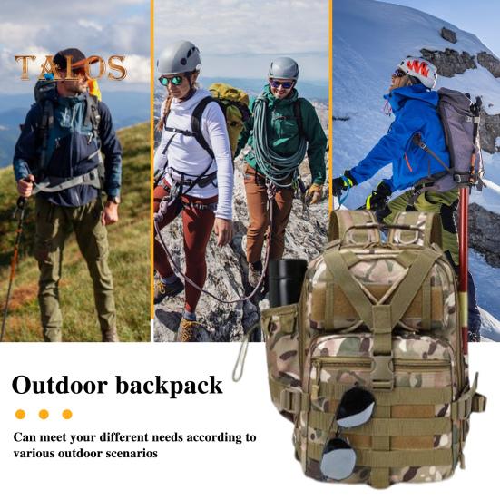 Fishing Backpack Large Capacity Waterproof Oxford Cloth Multi-pockets Outdoor Travel Camping Hiking Hunting Fishing Gear Accessories Storage Bag