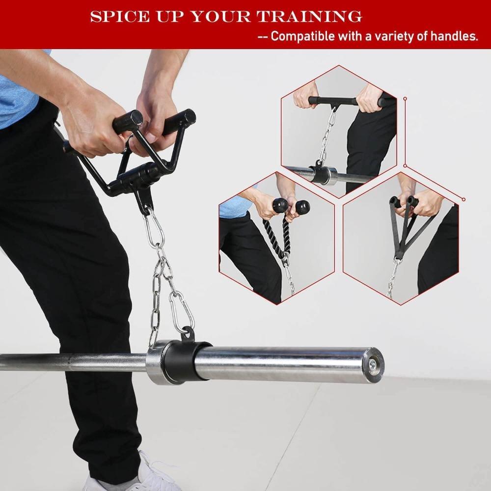 Solid Steel Landmine Attachment Post Insert Landmine Row Handle  for Back Muscle Training