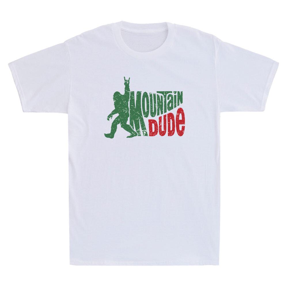 

Mountain Dude Shirt Funny Bigfoot Sasquatch Hiking Graphic Vintage Men#039;s TShirt Unisex T-Shirt S