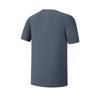 FILA Fitness Simple Sports Training Comfortable Versatile Breathable Knitted Short Sleeve T-Shirt Men tops Graphite-Gray A11M621109FDY