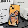 Disney Pocahontas For iPhone 13,17,11,12,16,14,15,Plus,Pro Max Soft Silicone Black Phone Case