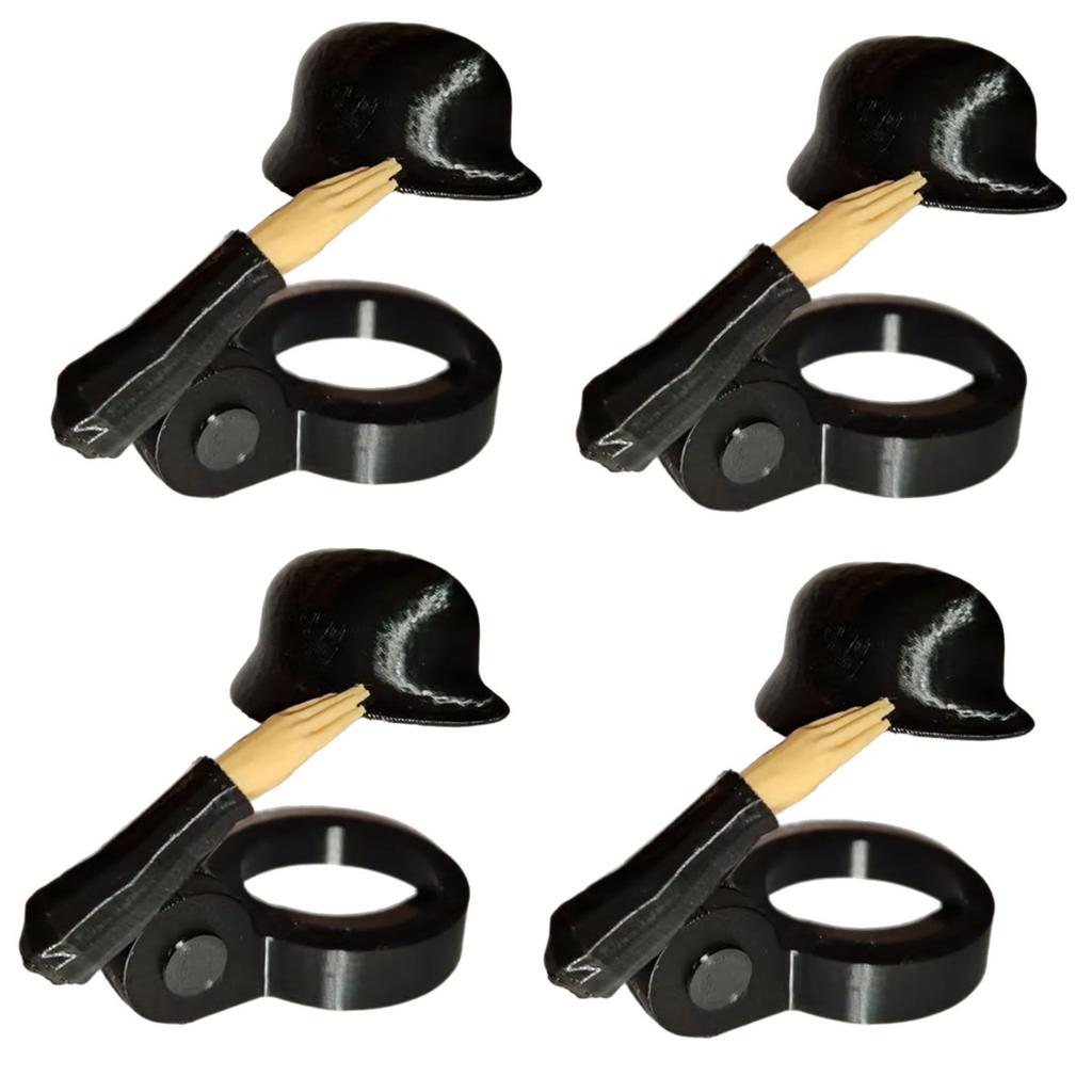 Căciulă de Bere Unică cu Salutul Soldatului, Cască, Măiestrie Metalică Durabilă, Capac de Sticlă Perfect pentru Colecționari și Iubitori de Bere