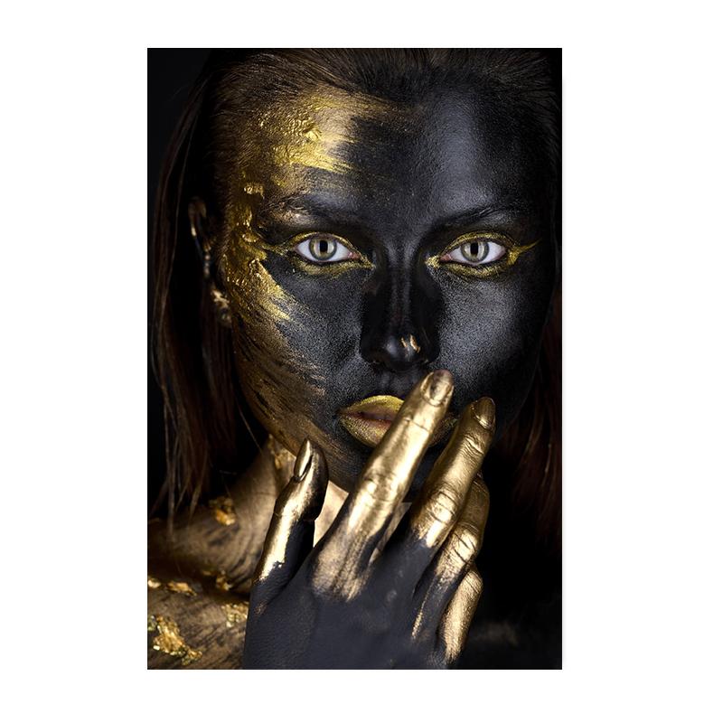 African Women Wall Art Posters and Prints Modern Canvas Painting Pictures for Living Room Home Decoration Gift