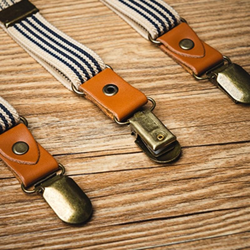 Flexible Grip Dress Suspenders Elastic Rubber Strap For Men Adjustable Stretchable Waistband For Prom Business Casual Wear