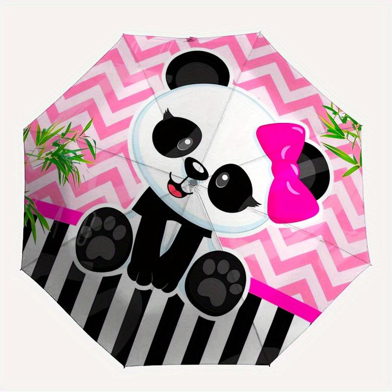 1pc Panda Themed High-quality Umbrella,Automatic Opening and Closing Umbrella,Multi-functional Umbrella G0811038