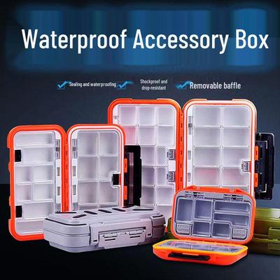 Waterdichte Multifunctionele Vis Tackle Box voor Haken, Lokaas en Kleine Accessoires