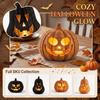 Woven Halloween Pumpkin Tabletop Decoration for Fall Home Decor