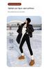 Calças Base Femininas Plus Size com Veludo - Quentes, Petite, Leggings Justas para Outono/Inverno 2025