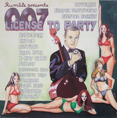 

CD VARIOUS 007 License To Party RUMBCD007 Rumble 1991 Germany Rock Used