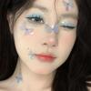 Diamond Bridal Makeup Patch Butterfly Eye Makeup Stickers  for Children's Stage Makeup