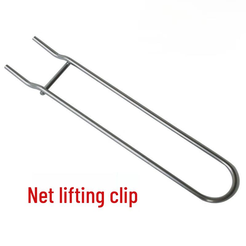 DRian Stainless Steel BBQ Grilling Basket Clips Set