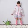 Boy's Thin Cloak White Transparent Children's Raincoat