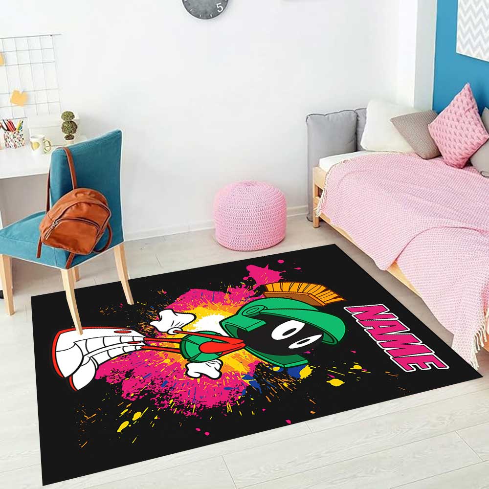Warnermedia Customize your name rug, office chair cushion, home bedroom living room gift.