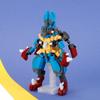 Kawada Nanoblock Mega Lucario RS x 14 x 18 Ages 12 and Interior Hobby Pokémon NBPM_R11, 4.5 cm, Up, Decoration,