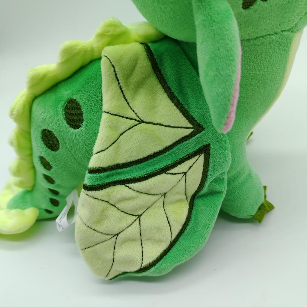 Süßes Grünes Drachen Plüschtier Weiches Kuscheltier Begleiter Geschenk für Kinder Jungen Mädchen Zimmerdekoration