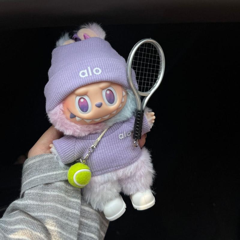 

Одяг для ляльки Лабубу Розмір Вишуканий Спортивний Стиль Тенісний Костюм Модний Одяг для Ляльки Labubu doll clothes