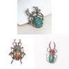 Animal Crystal Brooch With Alloy And Electroplating For Fashion Accessories
