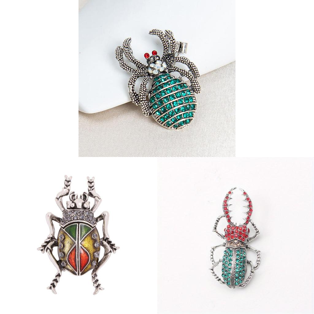Animal Crystal Brooch With Alloy And Electroplating For Fashion Accessories