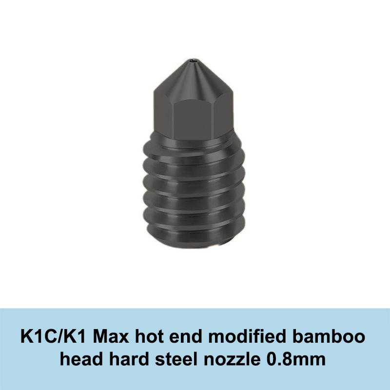 New Upgrade Hotend For Creality K1C/K1 Max Ceramic Heating Block Quick-Swap One-Piece Nozzle Kit Brass Hard 3D Printer Parts