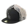 Cap 59FIFTY Dogear Side Patch MLB Los Angeles Dodgers Black 7 3/8