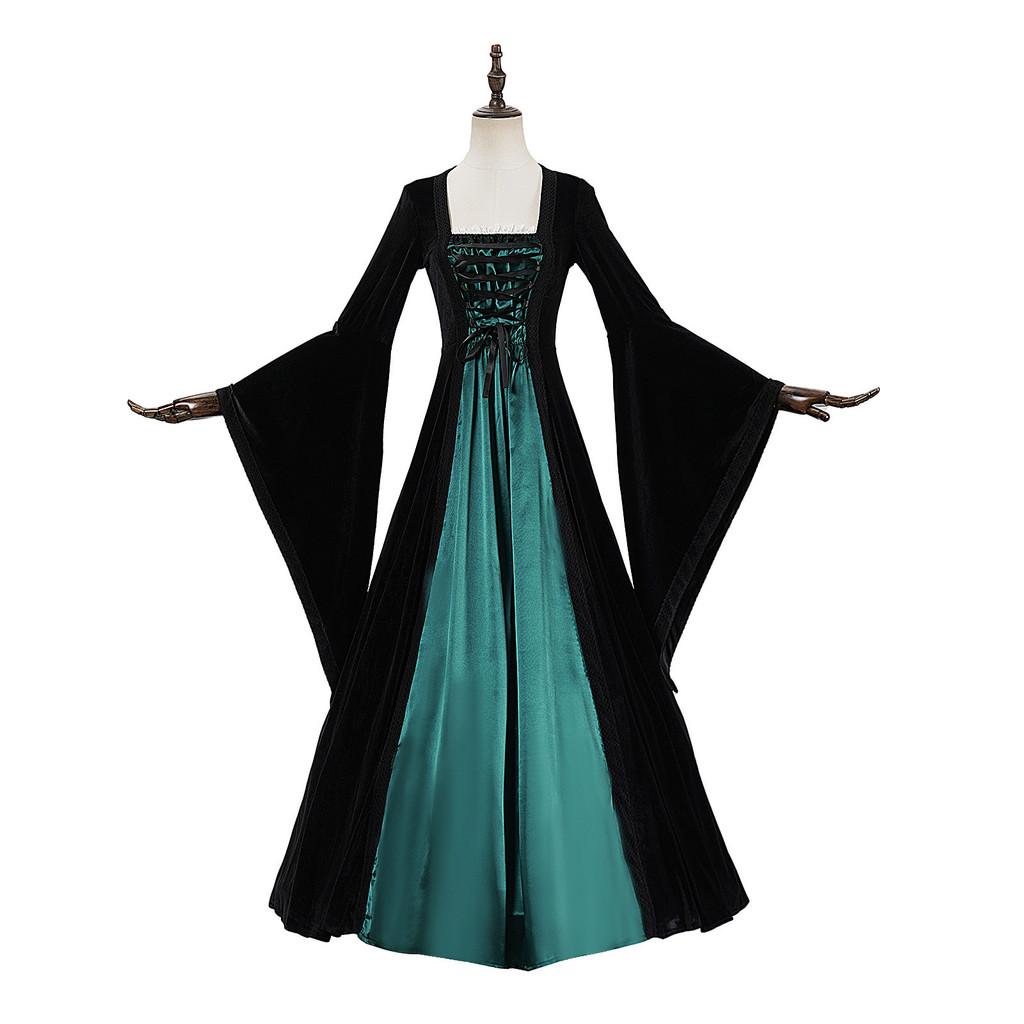 Abito Medievale Rinascimentale Con Corsetto Per Cosplay ed Eventi in Costume