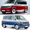 2PCS Car Door Side Stickers For Volkswagen VW Transporter T4 T5 T6 Caravelle Multivan Camper Van Vinyl Decals Accessories