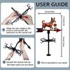 Metal Weather Vane Indicator Rustic Style Dog Wind Vane Rooftop Decoration for Shed Garden Yard Decor
