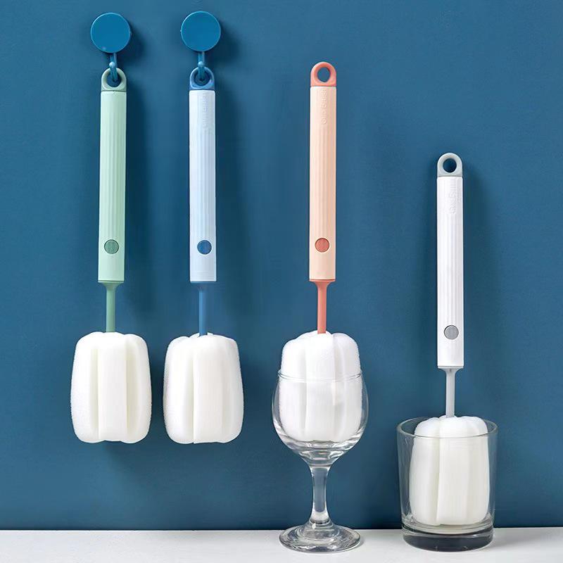 Çıkarılabilir Uzun Saplı Bardak ve Şişe Temizleme Fırçası Seti