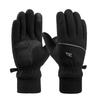 Warm Gloves Men's Thickened Windproof Waterproof Fleece Outdoor Driving Cycling Sports Autumn and Winter Fleece Gloves