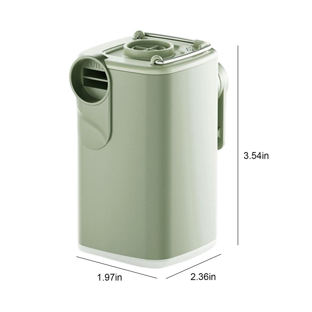 Portable Air Pump 1300mAh Cordless Mattress Pumps Mini Vacuum PVC Boat Pump for Pool Floats/Air Bed/Vacuum Storage Bags