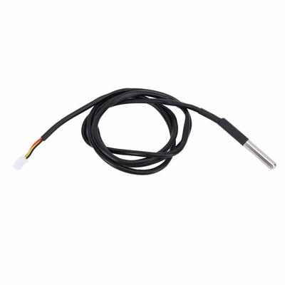 Temperature Sensor Probe Stainless Steel High Accuracy Intelligent Automation Remote Monitoring 1meter Wire