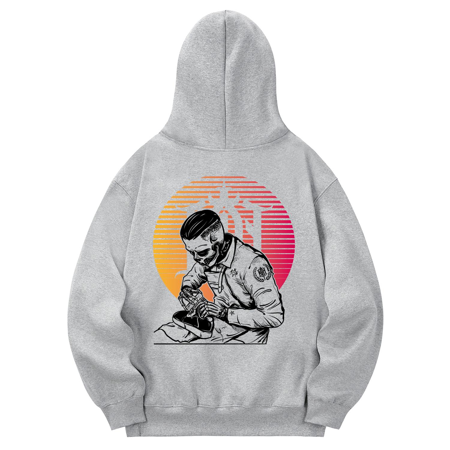 Khan 6312 Khg0155 Худи Khan Custom Worker из флиса - Серый L