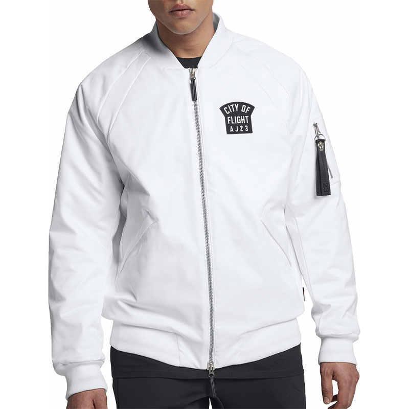 Air Jordan City Of Flight MA-1 Jacket White Men's 911314-100