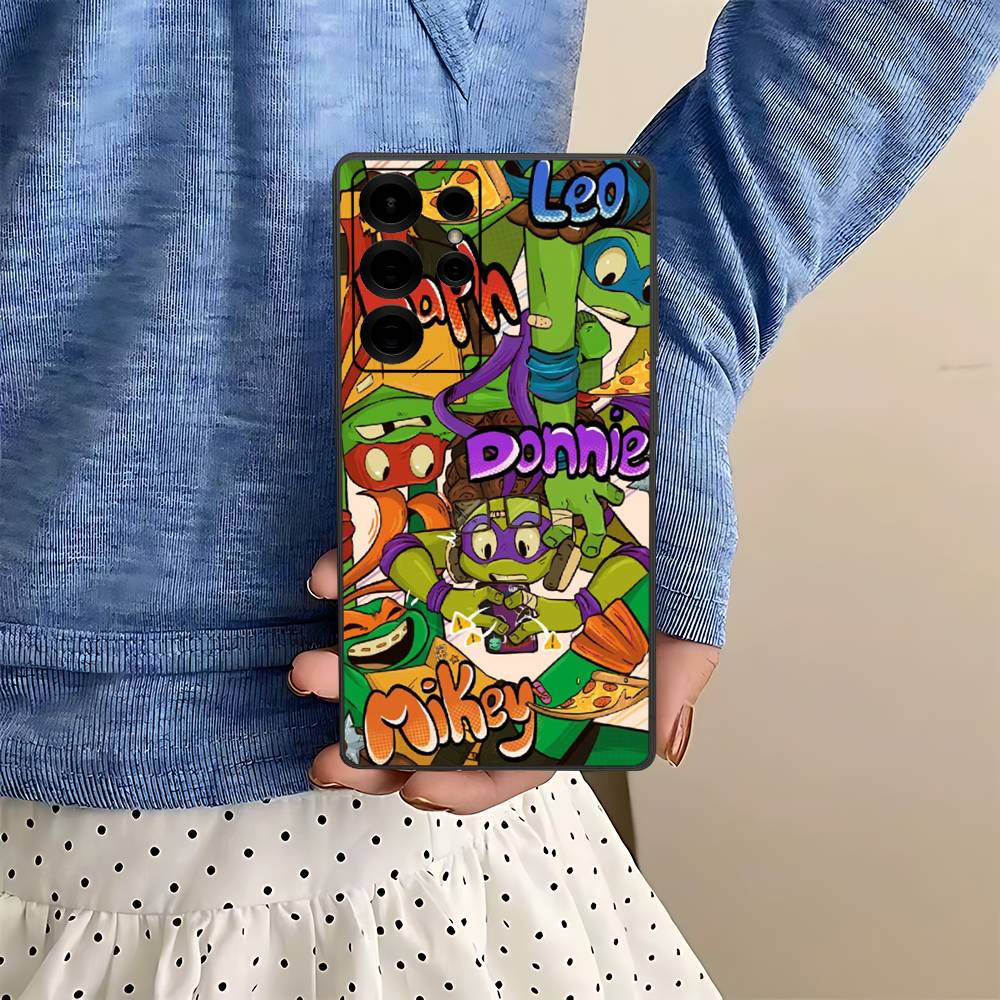 Animated N-Ninja T-Turtles TV Phone Case For Samsung S 24 Fe 25 Ultra Plus 20 Lite 21 30 22 23 24 22 Ultra 5G Fundas