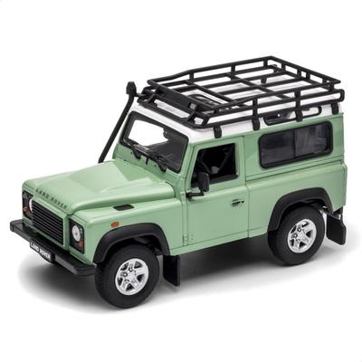 WELLY 1/24 Land Rover 2016 Defender Green / Diecast Miniature Car, Finished Product 22498SP-W GN